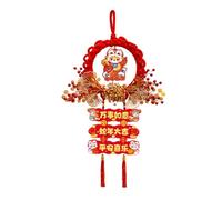 Delicate Luck Character Hanging Decors Goof 2025 Festival Hanging Decoration For A Pleased New Year Celebration Festival Atmosphere Enhancers