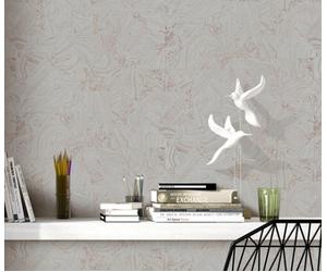 Delicate Marble In Rose And Gold Highlights From Erismanns 4 Earth Collection - Pvc Free