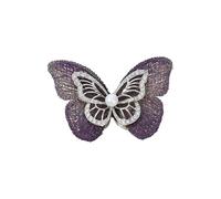 Delicate Metal Leaf Butterfly Brooch Sustainable Textile Jewelry For Students Party Accessories Butterfly Jewelry