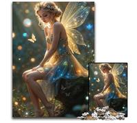 Delicate Mini Fairies Jigsaw Puzzles for Adults 1000 Piece Impossible Jigsaw Puzzles for Adults DIY Art Decor 1000 PCS(75x50cm)