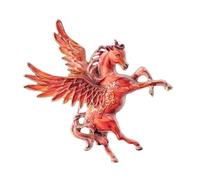 Delicate Mythical Flying Horse Corsage Pin Brooch Lightweight Wear Alloy Crafted Badge Present Elegant Lapel, One Size, as described