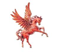 Delicate Mythical Flying Horse Corsage Pin Brooch Lightweight Wear Alloy Crafted Badge Present, One Size, as described
