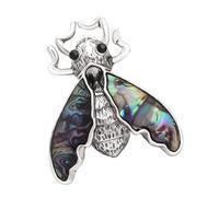 Delicate Natural Shell Alloy Exquisite Cicada/Peace Doves Shaped Pendant Brooch Accessory Jewelry Accessories Her Jewelry