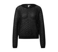 Delicate Patterned Pull for Women QS Regular Fit Noir XS
