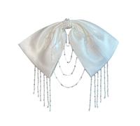 Delicate Pearls Hair Clip Glistening Bowknot Hairpin Bachelorette Party Princess Hair Jewelry Headpiece