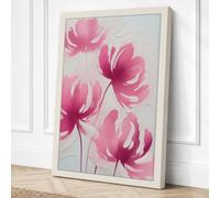 Delicate Petals Botanical Canvas Wall Art Print 18x12 Inch (46 x 30 cm)