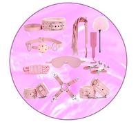 Delicate Plush Stretching Belt Set+Cute Hip Accessories, Multi Functional 11 Piece Set For Bed Putra (Pink) - Y6