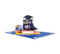 Delicate Popping Up Graduation Card Celebration Greeting Card With Owl And Diploma Pattern For Academic Achievement Celebration Greeting