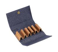 Delicate Protective Roller Bottle Pouches For 10ML Essential Oils Premium Storage Bag With Gentle Inner Layer Blue Scents Organizers