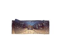 Delicate Rain Drops on Glass Print Baby Bow Headband â€“ Headband for Newborns & Infants with Full Moon Gift Appeal