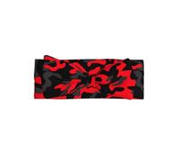Delicate Red Camo Print Baby Bow Headband â€“ Headband for Newborns & Infants with Full Moon Gift Appeal
