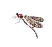 Delicate Rhinestones Dragonflies Brooch Women Clothing Jewelry For Fashion Women Seeking Unique And Charm Accessories Sparkling Brooch