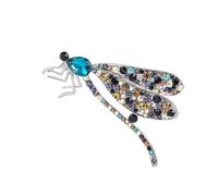 Delicate Rhinestones Dragonflies Brooch Women Clothing Jewelry For Fashion Women Seeking Unique And Charm Accessories Sparkling Brooch