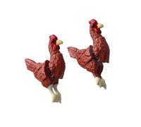 Delicate Rooster Motifs Studs Earrings Versatile Day to Night Dangle Ear Jewelry for Trendy Outfit Pairing Student Earrings