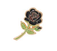 Delicate Rose Flower Pin Brooch Sophisticated Rose Lapel Pin Charm For Parties Business Meetings And More June Birth Flower