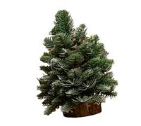 Delicate Scandinavian Styles Artificial Pine Christmas Tree Miniature Festival Home Decors Perfect for Small Space User Friendly Wooden Christmas Tree
