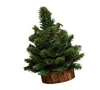 Delicate Scandinavian Styles Artificial Pine Christmas Tree Miniature Festival Home Decors Perfect for Small Space User Friendly Wooden Christmas Tree