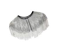 Delicate Sequined Decoration Accent Wrap Constructed From Additional Polyester Thread Suitable For Wedding Accessories And Photo Stalks Heavy Work Crystal Embroidery Wrap