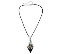 Delicate Snow Mountain Pendant Necklace Stylish Clavicle Chain Adornment Secret Magical World Inside Neckchain Polished Resin Pendant