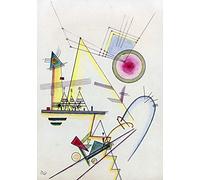 Delicate Soul- 1925 by Wassily Kandinsky, 12x8"(A4) Poster Print