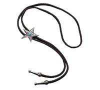 Delicate Star Bolo Tie Cowboy Star Necktie Western Bola-Tie Metal Star Bolo Tie Cowboy For Shirt Jeans Braided