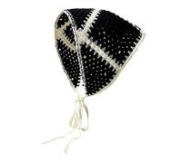 Delicate Stripe Pattern Crochet Triangle Scarf Hot Girl Hair Knitted Headband For Women Photo Hair Accessory Handmade Shawl Scarfs For Women Hairband