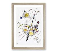 Delicate Tension by Wassily Kandinsky Framed Print | A2 Oak Framed Wall Art | Ready to Hang | Modern Nature Picture | Living Room Bedroom Lounge Office