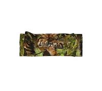 Delicate Tiger in The Jungle Print Baby Bow Headband â€“ Headband for Newborns & Infants with Full Moon Gift Appeal