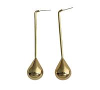 Delicate Water Drop Earrings Elegant Ear Studs Alloy Texture Fashion Date Earrings For Work Or Social Gatherings Fashionable Ear Studs