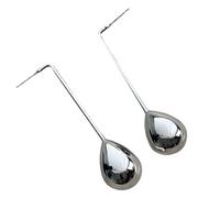 Delicate Water Earrings Elegant Ear Studs Alloy Texture Fashion Date Perfect for Work or Social Gatherings Water