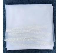 Delicate Wedding Veils for Bride Pearls Wedding Veil with Crystals Edge Bridal Veils Wedding Crystal Beaded-White-300cm