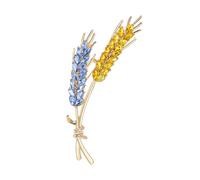 Delicate Wheat Bristles Brooch Women's Unique Crystal Pin Accessories Trendy Pin Jewelry Occasion Daily Wear Party Dating