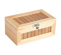 Delicate Wooden Box Toy Cute Tiger Funny Interactive Stress Relief Toy USB Powered for Home Office Decor, Solid Wood Material