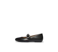 Delicato Crystal-Buckle Leather Mary Janes Black FitFlop Black 6