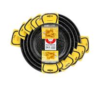 Delicioso 50cm Enamelled Steel Paella Pan
