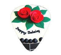 Delicious cakes Guitar picks, 12 pieces per pack, 3 different thicknesses, suitable for guitar, bass, ukulele and other instruments.