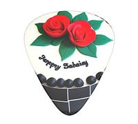 Delicious Cakes Guitar Plectrums Classical Triangle Bass Acoustic And Electric Guitar Plectrums For Guitarists 12 Pieces