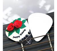 Delicious cakes Patterned guitar pick set - (thin/medium/thick), widely compatible with all kinds of stringed instruments,