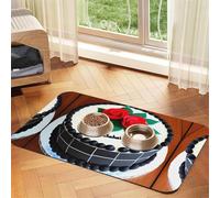 Delicious cakes Pet absorbent leather tablecloth Pet bowl mat suitable for dogs or cats