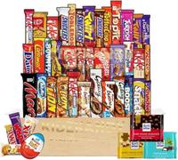 Delicious Chocolate Selection Gift Box - Best Delicious Chocolate Gift Hamper - 45 Mix Full chocolate bars Amazing Gift Chocolate Hamper For Family And Friends