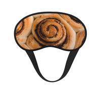 Delicious Cinnamon Rolls Bread Pattern, Full Eye Covers Light Blocking Eye Masks Blackout Sleep Eye Muffs