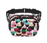 Delicious Cupcakes Fanny Packs for Women Men, Fashion Waist Packs for Workout Running Traveling Hiking