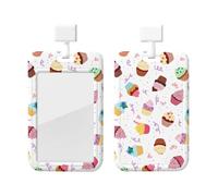 Delicious Cupcakes Print Card ID Badge Holder with Breakaway Lanyard,for Doctor Teacher Nurse Staff Office