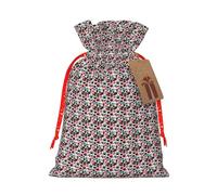 Delicious Cupcakes Print Gift Versatile Bags Reusable Drawstring Festive Pouches For Party Favors Season