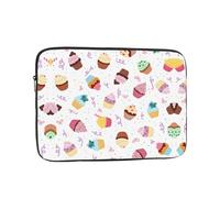 Delicious Cupcakes Print Laptop Case – Slim & Lightweight Computer Sleeve Fits 12 inch 10-17 Inch Laptops, Perfect for Travel