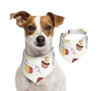 Delicious Cupcakes Print Pet Scarf Holiday Dogs And Cats For Christmas Winter Wear Stylish Warmer Gift