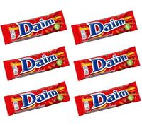 Delicious Daim Chocolate Bars 28g - Pack of 6 | Irresistible & Crunchy Caramel Chocolate Treats | Famous Chocolate Bar from Sweden | Perfect Sweet Gift Idea for any Occasion