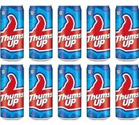 Delicious Flavored Drinks - Soft Refreshing & Irresistible Taste Beverages - Fun Drinking During Hot Summers Or Take Them on Picnics & Trips - Cool Drink To Break Your Thirst (Thums up Can 300ml_P 10)