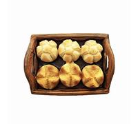 Delicious Food 3D Bread Refrigerator Magnet Resin Travel Souvenirs,Handmade Home & Kitchen Decoration Bread Fridge Magnet Collection Gift