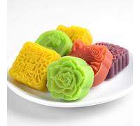 Delicious Mung bean cake (500g/1000g) healthy and nutritious breakfast, Chinese specialty dessert, purple potato cake, red bean cake heart, chestnut cake, moon cake, pastry gifts (Mix flavors,1000g)